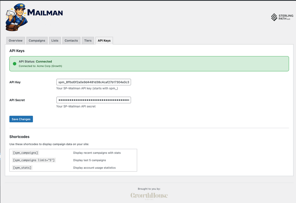 SP-Mailman Starter Plan