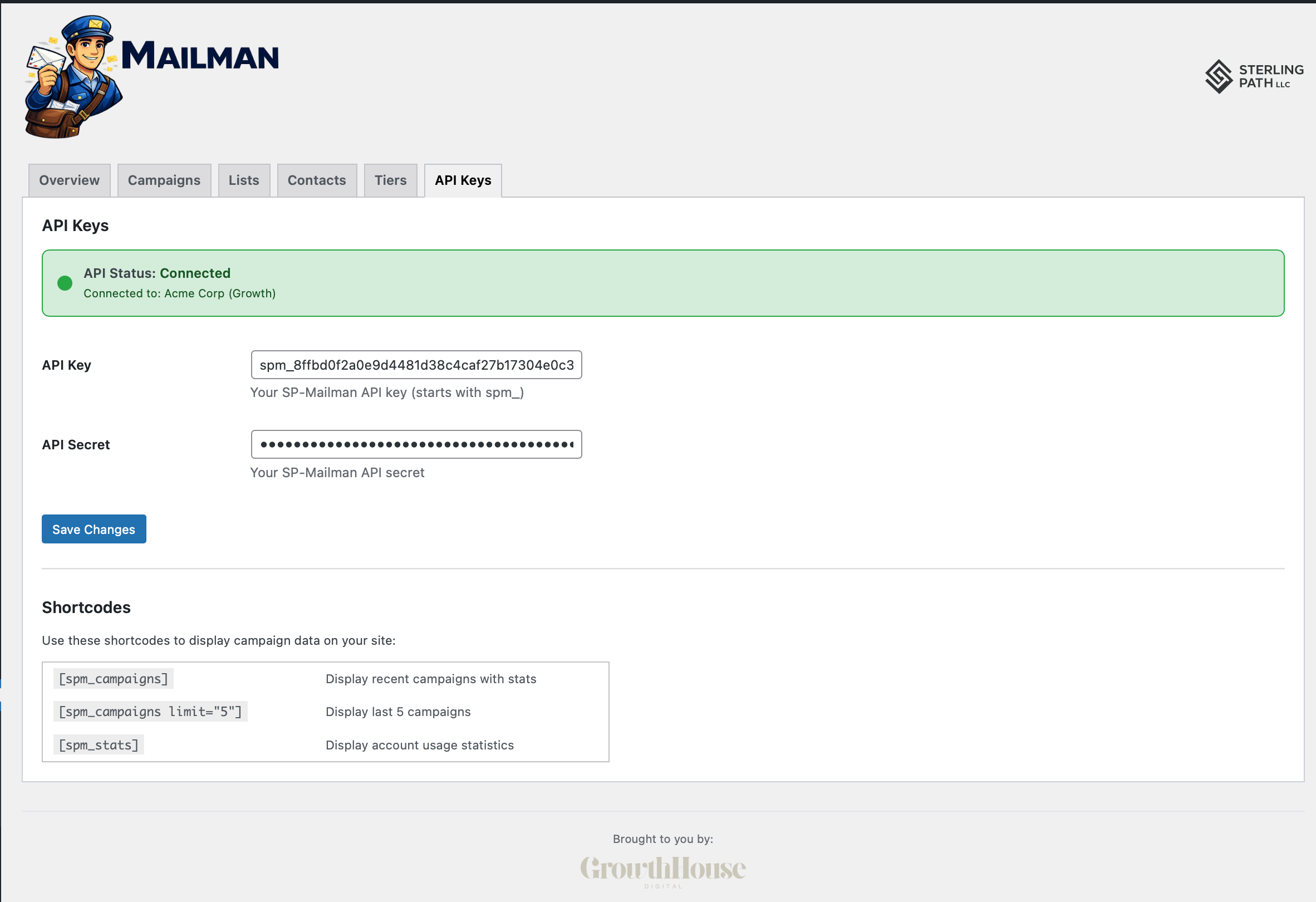 SP-Mailman Starter Plan